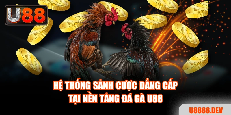 Hệ thống sảnh cược đẳng cấp tại nền tảng đá gà Nhà cái U888
