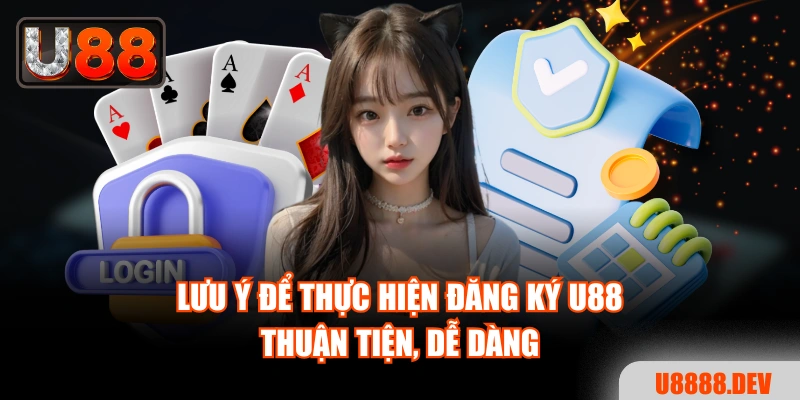 Lưu ý để thực hiện đăng ký Nhà cái U888 thuận tiện, dễ dàng